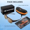 imageKastKing Molino FitOver Polarized SunglassesUV400 Protection Ultralight Wraparound Fishing Sports Sunglasses TAC LensesDglossdemi Frame  Brown Mirror