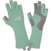 imageKastKing Sol Armis Pro Fishing Gloves UPF 50 Sun Protection 34 Fingerless Gloves QuickDry Extended Cuff UV Protection Gloves for Outdoor Kayaking Rowing Paddling Canoeing HuntingLight Green