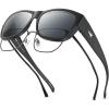 A.matte Black Frame  Smoke Mirror