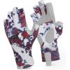 imageKastKing La Sal Fishing Gloves UPF50 Sun Gloves UV Protection Fingerless Gloves Men Women for Outdoor Kayaking Rowing Paddling Canoeing HuntingBoulder camo Patriot Fade