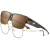 D.glossdemi Frame  Brown Mirror