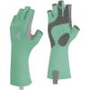 imageKastKing Sol Armis Pro Fishing Gloves UPF 50 Sun Protection 34 Fingerless Gloves QuickDry Extended Cuff UV Protection Gloves for Outdoor Kayaking Rowing Paddling Canoeing HuntingLight Green