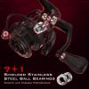 imageKastKing Royale Legend Fishing Reel  521621 Gear Ratio Spinning Reel Up to 22 Lbs of Carbon Drag 5171 Stainless Steel Ball Bearings Graphite Frame Asymmetric Spinning Reel Rotor DesignRed 621 Royale Legend Glory