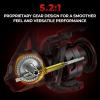 imageKastKing Royale Legend Fishing Reel  521621 Gear Ratio Spinning Reel Up to 22 Lbs of Carbon Drag 5171 Stainless Steel Ball Bearings Graphite Frame Asymmetric Spinning Reel Rotor DesignBlack 521 Royale Legend II