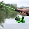 imageKastKing Zephyr Spinning Reels  7161 BB  Carbon Fiber Drag  Stainless Steel Shaft  Aluminum ampamp CNC Spool  BlackGreenOrange  Sizes 5001000 SFS  Ultralight to HeavyDutyStandardGreen