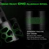 imageKastKing Zephyr Spinning Reels  7161 BB  Carbon Fiber Drag  Stainless Steel Shaft  Aluminum ampamp CNC Spool  BlackGreenOrange  Sizes 5001000 SFS  Ultralight to HeavyDutyStandardGreen
