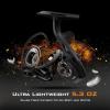 imageKastKing Zephyr Spinning Reels  7161 BB  Carbon Fiber Drag  Stainless Steel Shaft  Aluminum ampamp CNC Spool  BlackGreenOrange  Sizes 5001000 SFS  Ultralight to HeavyDutyFinesseOrange