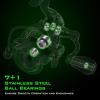imageKastKing Zephyr Spinning Reels  7161 BB  Carbon Fiber Drag  Stainless Steel Shaft  Aluminum ampamp CNC Spool  BlackGreenOrange  Sizes 5001000 SFS  Ultralight to HeavyDutyStandardGreen
