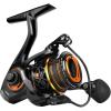 imageKastKing Zephyr Spinning Reels  7161 BB  Carbon Fiber Drag  Stainless Steel Shaft  Aluminum ampamp CNC Spool  BlackGreenOrange  Sizes 5001000 SFS  Ultralight to HeavyDutyFinesseOrange