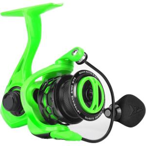 imageKastKing Zephyr Spinning Reels  7161 BB  Carbon Fiber Drag  Stainless Steel Shaft  Aluminum ampamp CNC Spool  BlackGreenOrange  Sizes 5001000 SFS  Ultralight to HeavyDutyStandardGreen