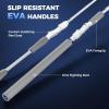 imageKastKing Centron Lite Twin Tip Fishing Rods IM6 Graphite Blanks Twin Tip Fishing Rods Stainless Steel Guides with Ceramic Rings Split or Full Rear EVA Handle Design Drop Shot Hook KeeperCast70 Mh Mod Fast 2 Pcs Extra Tip