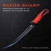 imageKastKing Intimidator Fillet Knife Set  G4116 German StainlessSteel Blades NonSlip Handle Includes Folding Fillet Board Fish Scaler RubberCoated Gloves Honing Rod and Durable Storage BagD 9 Fillet Knife and Sharpening Steel