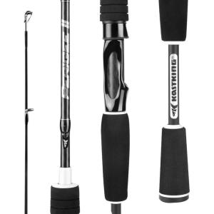 imageKastKing Perigee II Spinning ampamp Casting Fishing Rods Fuji ORing Line Guides 24 Ton Carbon Fiber Casting and Spinning Rods  Two PiecesTwinTip Rods and One Piece RodsCspin 60medium  Fast2pcs