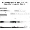 imageKastKing Blackhawk II Telescopic Fishing Rods Graphite Rod Blanks Durable Glass Tip Floating Guides 1pc Performance EVA HandleC Inshore Casting 80Mod FastH Power