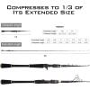imageKastKing Blackhawk II Telescopic Fishing Rods Graphite Rod Blanks Durable Glass Tip Floating Guides 1pc Performance EVA HandleC Inshore Spinning 80Mod FastH PowerNew
