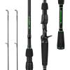 imageKastKing Zephyr Dual Tip Fishing Rod Lightweight KastFlex IM6 Graphite Spinning ampamp Casting Rod Fuji ORing Guide Dual Tips Section for Different Powers Drop Shot Hook Keeper EVA GripCast74 MMh 2 Pcs  Extra Tip