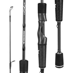 imageKastKing Crixus Fishing RodsIM6 Graphite Spinning Rod ampamp Casting Rod WZirconium Oxide Ring Stainless Steel Guides SuperPolymer HandleAspin 66light  M Fast2pcs