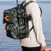 imageKastKing BaitSpace 50L Fishing Tackle Backpack with Removable Bait Binder2 Rod Holders Storage Fishing Gear and EquipmentA Black Camo With 4 3600 Tackle Boxes