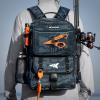 imageKastKing BaitSpace 50L Fishing Tackle Backpack with Removable Bait Binder2 Rod Holders Storage Fishing Gear and EquipmentB Blue Camo With 4 3600 Tackle Boxes