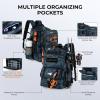 imageKastKing BaitSpace 50L Fishing Tackle Backpack with Removable Bait Binder2 Rod Holders Storage Fishing Gear and EquipmentE Blue Camowithout Tackle Box