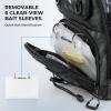 imageKastKing BaitSpace Fishing Sling Bag Fishing Backpack with Rod ampamp Beverage Holder Tackle Bag for Fishing GearB Black Camo  Standard