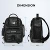 imageKastKing BaitSpace Fishing Sling Bag Fishing Backpack with Rod ampamp Beverage Holder Tackle Bag for Fishing GearB Black Camo  Standard