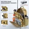 imageKastKing BaitSpace Fishing Sling Bag Fishing Backpack with Rod ampamp Beverage Holder Tackle Bag for Fishing GearD Khaki Camo  Largewith 2 3600 tackle boxes