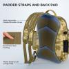 imageKastKing BaitSpace Fishing Sling Bag Fishing Backpack with Rod ampamp Beverage Holder Tackle Bag for Fishing GearD Khaki Camo  Largewith 2 3600 tackle boxes
