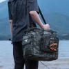 imageKastKing BaitSpace Fishing Tackle Bag With 4 Tackle Boxes ampamp Removable Bait Binder WaterResistant Tackle Storage Durable Fishing Gear Adjustable Shoulder StrapD Black Camo