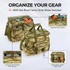imageKastKing BaitSpace Fishing Tackle Bag With 4 Tackle Boxes ampamp Removable Bait Binder WaterResistant Tackle Storage Durable Fishing Gear Adjustable Shoulder StrapE Khaki Camo