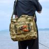 imageKastKing BaitSpace Fishing Tackle Bag With 4 Tackle Boxes ampamp Removable Bait Binder WaterResistant Tackle Storage Durable Fishing Gear Adjustable Shoulder StrapE Khaki Camo