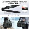 imageKastKing BaitSpace Fishing Tackle Bag With 4 Tackle Boxes ampamp Removable Bait Binder WaterResistant Tackle Storage Durable Fishing Gear Adjustable Shoulder StrapD Black Camo