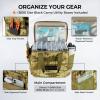 imageKastKing BaitSpace Fishing Tackle Bag With 4 Tackle Boxes ampamp Removable Bait Binder WaterResistant Tackle Storage Durable Fishing Gear Adjustable Shoulder StrapB Khaki Camo