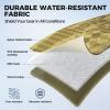 imageKastKing BaitSpace Line Management Bag Fishing Line Storage Bag with Water Resistant Nylon Clear View Window Removable Divider Tanglefree Leader Line HolderKhakiLarge