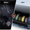 imageKastKing BaitSpace Line Management Bag Fishing Line Storage Bag with Water Resistant Nylon Clear View Window Removable Divider Tanglefree Leader Line HolderBlueLarge