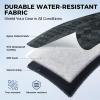 imageKastKing BaitSpace Line Management Bag Fishing Line Storage Bag with Water Resistant Nylon Clear View Window Removable Divider Tanglefree Leader Line HolderBlackMedium