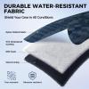 imageKastKing BaitSpace Line Management Bag Fishing Line Storage Bag with Water Resistant Nylon Clear View Window Removable Divider Tanglefree Leader Line HolderBlueMedium