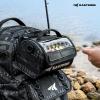 imageKastKing BaitSpace Line Management Bag Fishing Line Storage Bag with Water Resistant Nylon Clear View Window Removable Divider Tanglefree Leader Line HolderBlackLarge