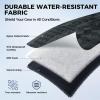 imageKastKing BaitSpace Line Management Bag Fishing Line Storage Bag with Water Resistant Nylon Clear View Window Removable Divider Tanglefree Leader Line HolderBlackLarge