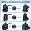 imageKastKing BaitSpace Line Management Bag Fishing Line Storage Bag with Water Resistant Nylon Clear View Window Removable Divider Tanglefree Leader Line HolderBlueMedium