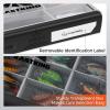 imageKastKing HyperSeal Waterproof Tackle Box 3600 and 3700 Tackle Trays Fishing Tackle Box Organizer with Removable Dividers Lure Box and Terminal Tackle StorageBlack36002 pack