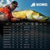 imageKastKing Kong Saltwater ampamp Freshwater Fishing Rod Powerful Lightweight SCurve Graphite Rod Blanks Nano Resin Technology StainlessSteel DoubleFoot Guides wTitanium Oxide Rings NonSlip HandlesA Spin 8M PowerFast2pcs