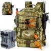 imageKastKing BaitSpace 50L Fishing Tackle Backpack with Removable Bait Binder2 Rod Holders Storage Fishing Gear and EquipmentC Khaki Camowith 4 3600 Tackle Boxes