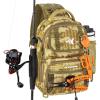 imageKastKing BaitSpace Fishing Sling Bag Fishing Backpack with Rod ampamp Beverage Holder Tackle Bag for Fishing GearA Khaki Camo  Standard