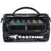 imageKastKing BaitSpace Line Management Bag Fishing Line Storage Bag with Water Resistant Nylon Clear View Window Removable Divider Tanglefree Leader Line HolderBlackLarge