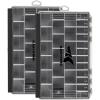imageKastKing HyperSeal Waterproof Tackle Box 3600 and 3700 Tackle Trays Fishing Tackle Box Organizer with Removable Dividers Lure Box and Terminal Tackle StorageBlack37002 pack
