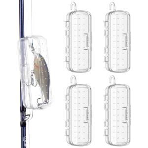 imageKastKing Bait Kapsule  Lure Cover with Vent Holes Protects Hooks Multiple Sizes S M L JumboDrop Shot  Multiple Attachments for Freshwater ampamp Saltwater Fishing Gear Patent Pending4 Medium