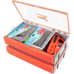imageKastKing HyperSeal Waterproof Tackle Box 3700 Deep Tackle Trays Fishing Tackle Box Organizer With Removable Dividers Fishing Gear ampamp Fishing Accessories Storage37002 pack no compartment