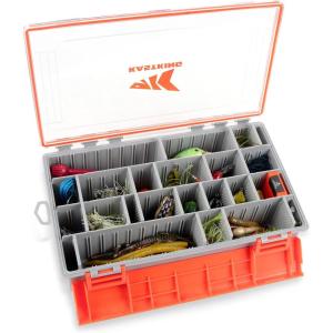 imageKastKing HyperSeal Waterproof Tackle Box 3700 Deep Tackle Trays Fishing Tackle Box Organizer With Removable Dividers Fishing Gear ampamp Fishing Accessories Storage37001 pack with compartment
