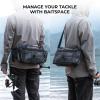 imageKastKing BaitSpace Waist Bag  Waterproof Tackle Storage Bag With Adjustable Belt Fishing Fanny Pack for Men Soft Bait Organizer 3600 Utility Box Rod Holder NylonBlue Camo